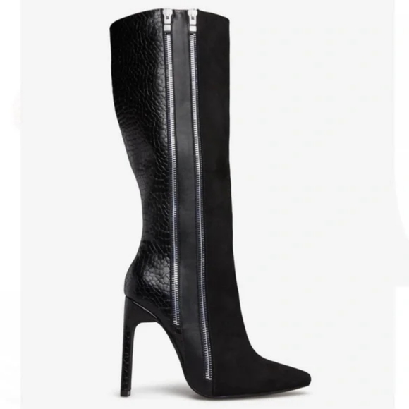 Kioni Black Heeled boots - Picture 2 of 7